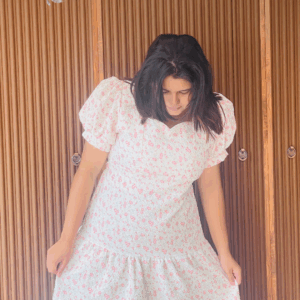 Floral Design Frock