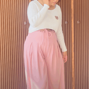 Wide Leg Front Tie